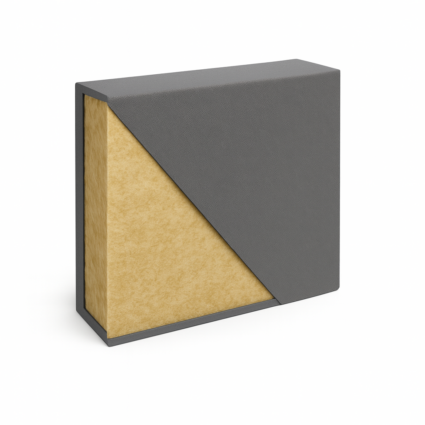 Bass trap acoustique sur mesure – dimensions et couleur au choix – fabrication à la commande