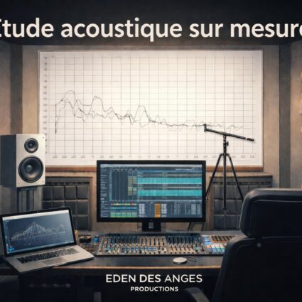 Étude acoustique sur mesure pour studio et salle d’écoute – Eden des Anges Productions